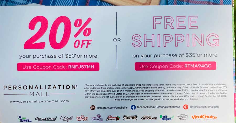 PersonalizationMall Discount Coupon