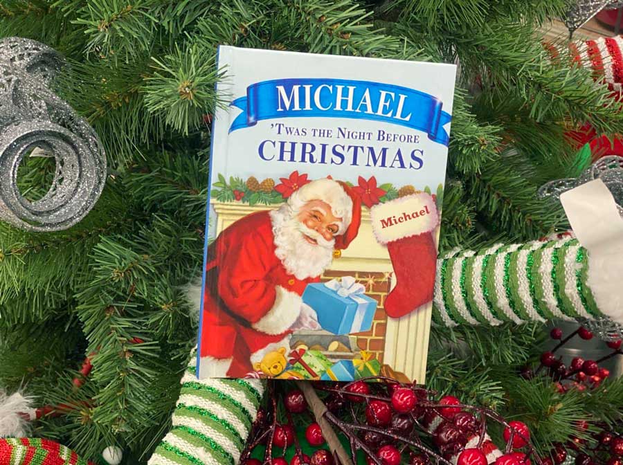 Personalized Christmas Book Gift