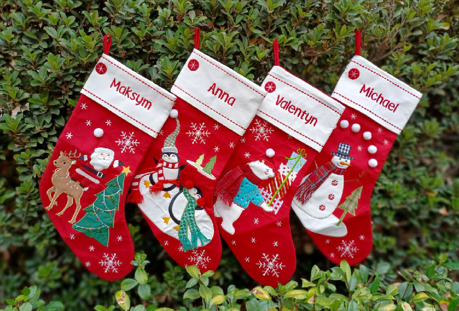 Personalized Christmas Stockings for Whole Family