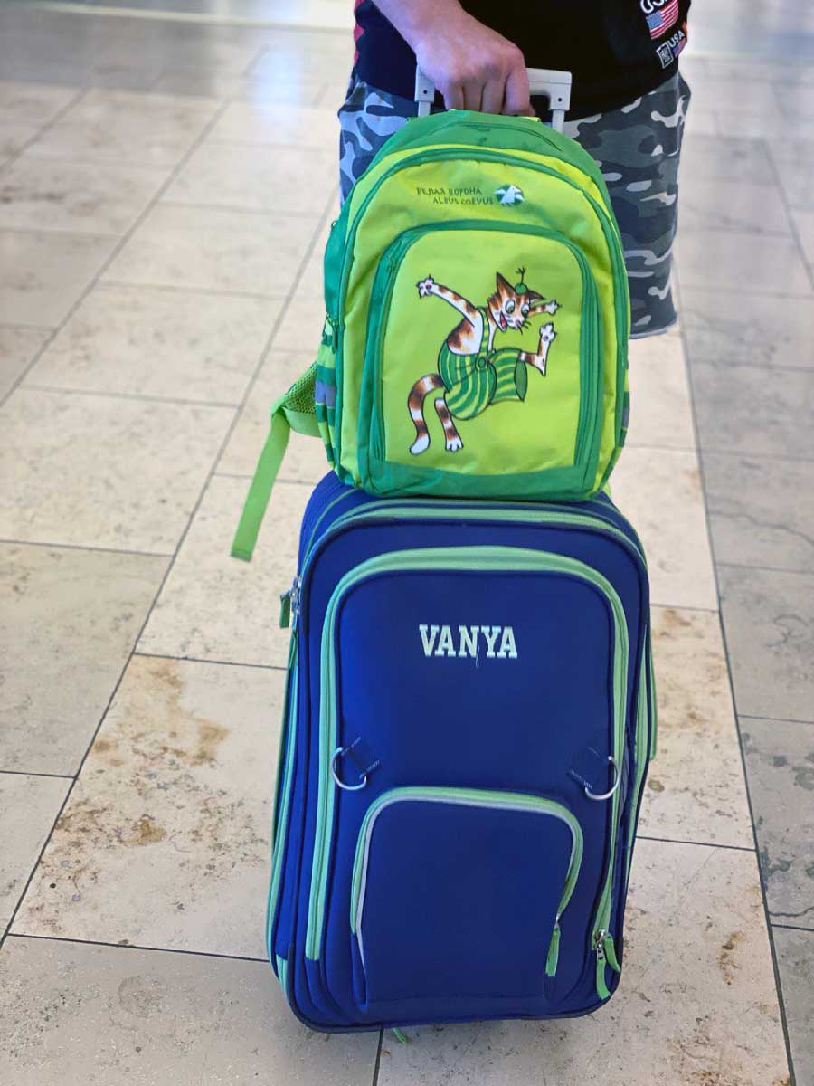 Personalized Luggage with Bag