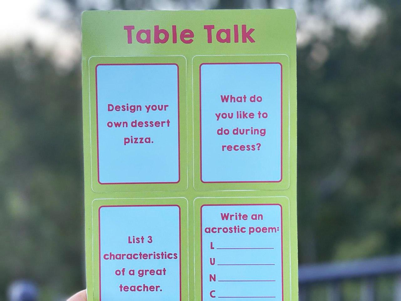 Raddish Table Talk
