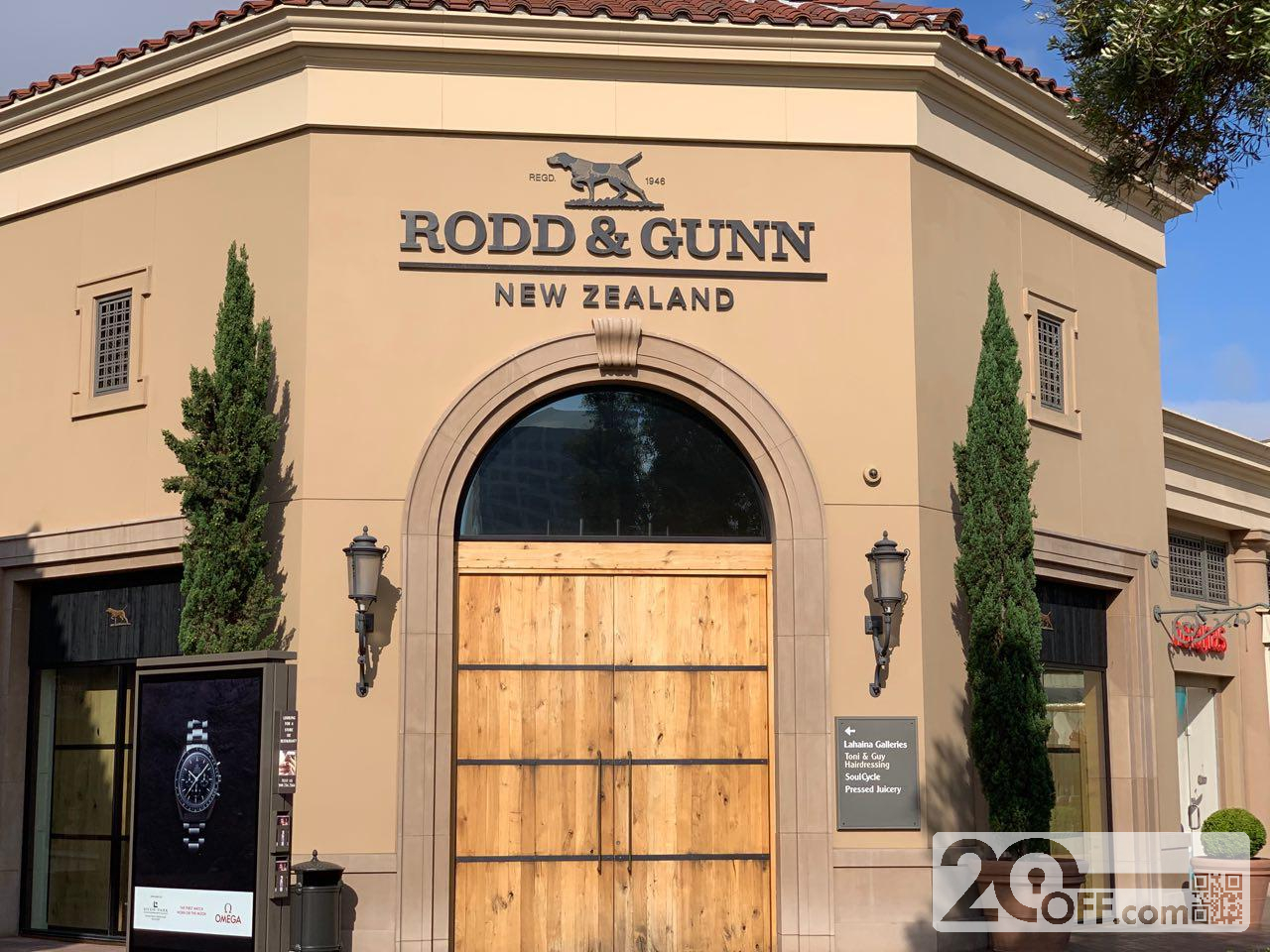 Rodd Gunn New Zeland Storefront