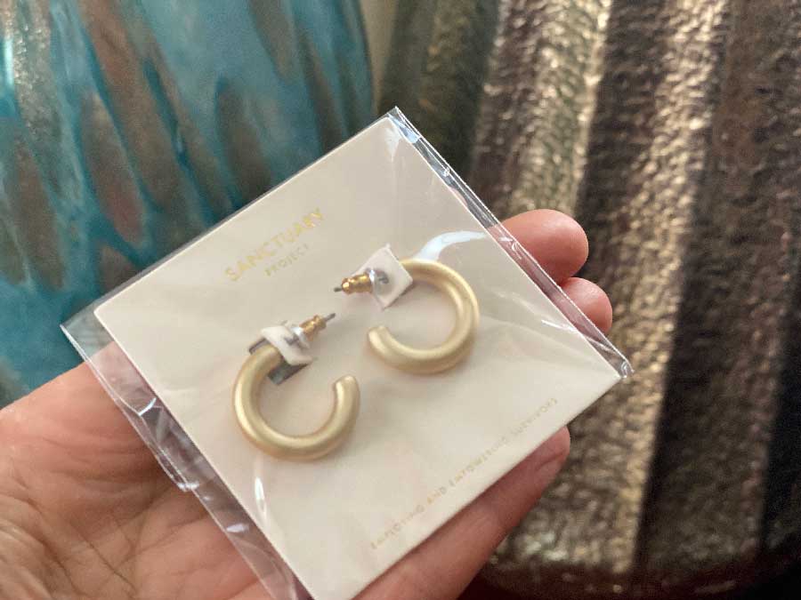 Sanctuary Project Thick Gold Hoops