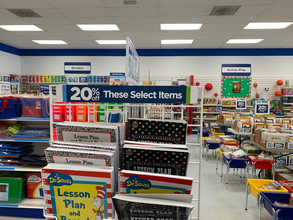 School Supply 20% OFF Coupon