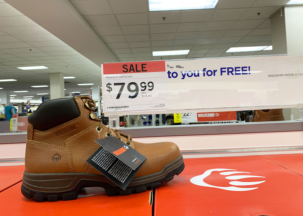 Sears Wolverine 6" Steel Toe Boot on Sale