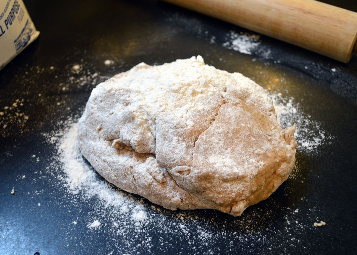 Soft Ball of Dough for Dog Cookies