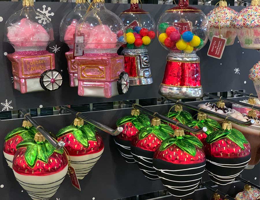 Strawberry Christmas Ornaments