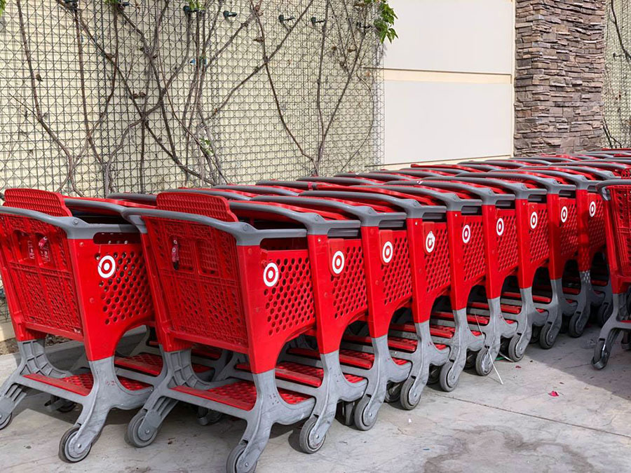 Target shopping trolley