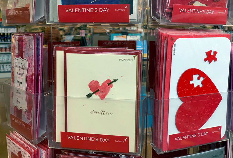 Valentines day cards with discount