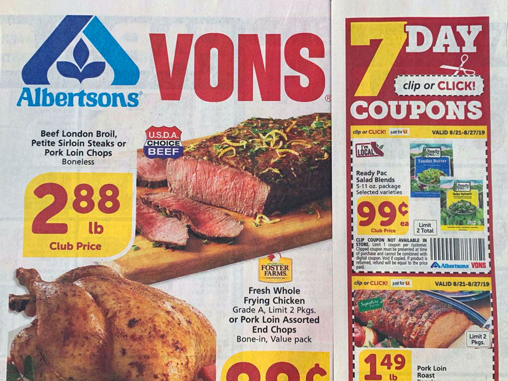 Vons Paper Coupons