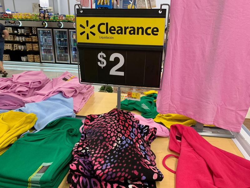 Walmart Clothing Clearance