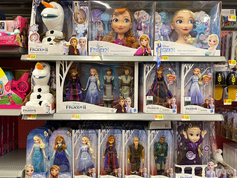Walmart Frozen II Toys