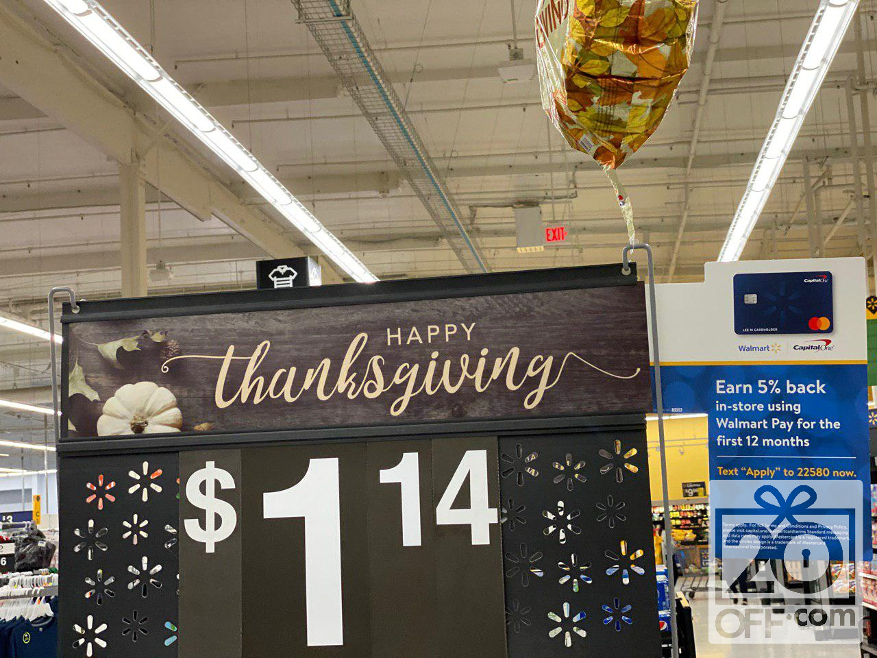Walmart Happy Thanksgiving Discount