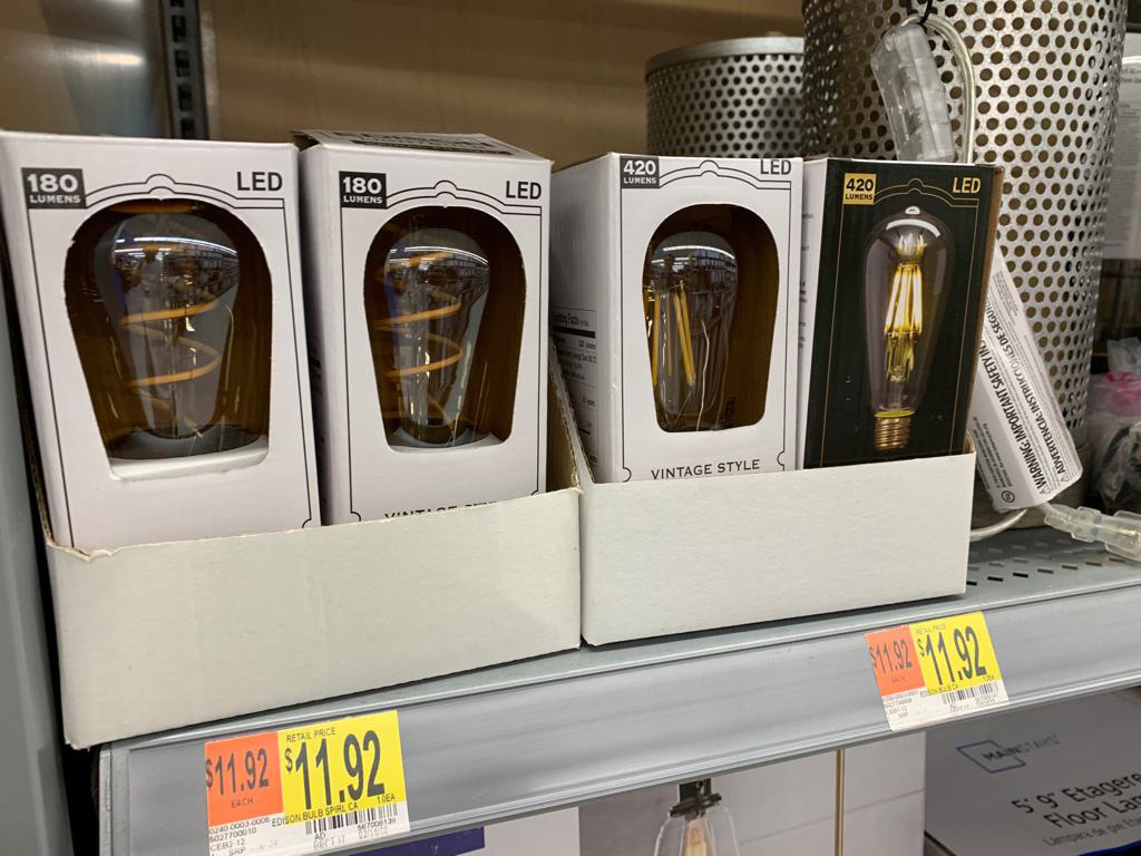 Walmart Light Bulbs