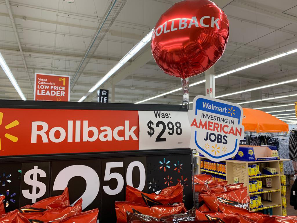 Walmart Rollback Promo