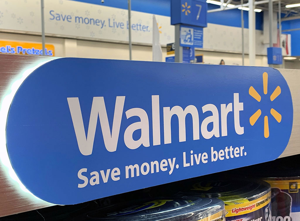 Walmart Save money Sign