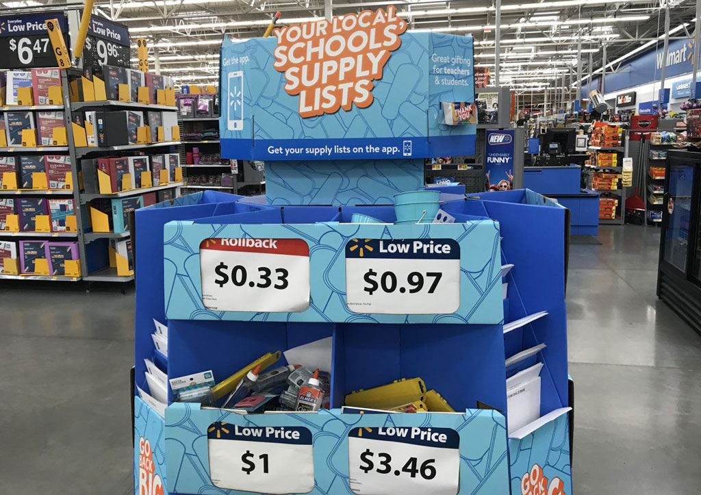 Walmart School Supplies List