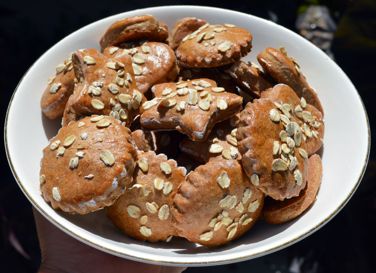 Whole Wheat Dog Cookies