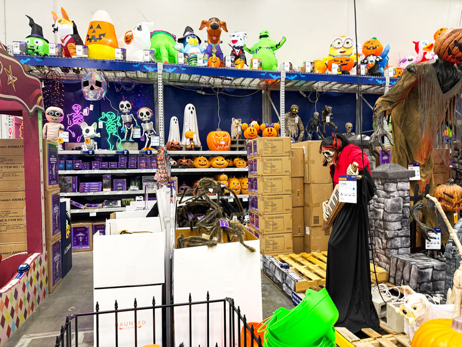 Halloween animatronics, inflatables, pumpkins and skeleton decorations at Lowe’s