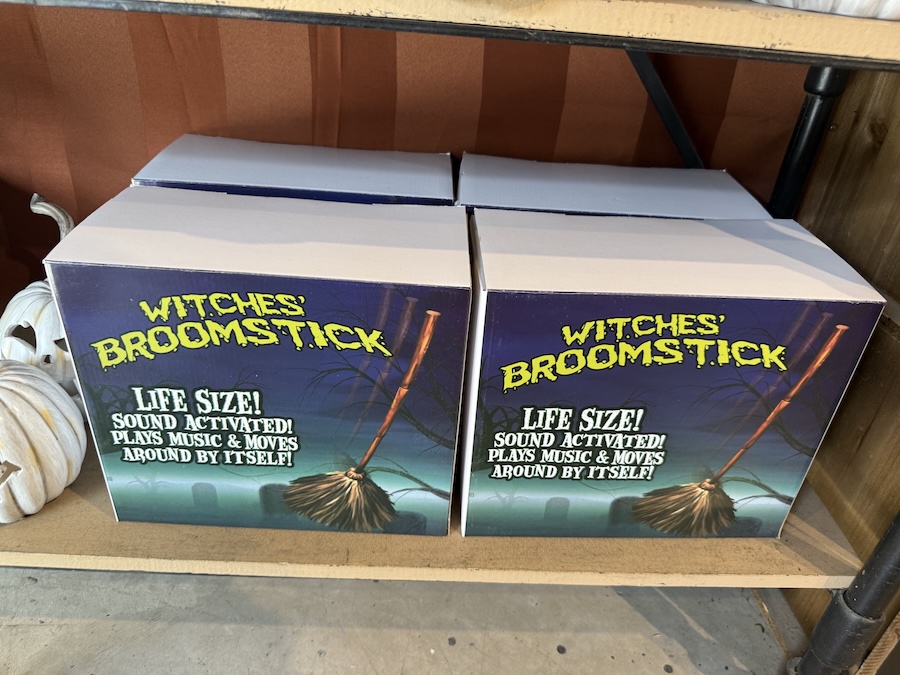 Halloween witch’s broomstick